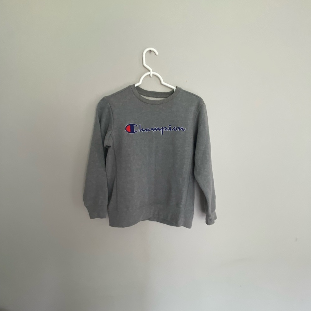 Champion Heather Gray Crewneck Sweatshirt
